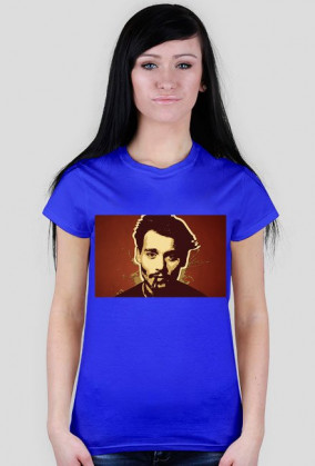 johnny depp koszulka damska