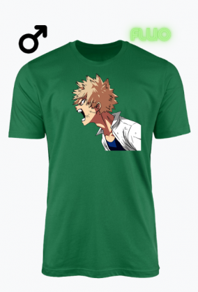 Katsuki Bakugou Koszulka męska | T-Shirt My Hero Academia (Boku No Hero Academia)