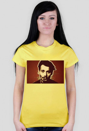 johnny depp koszulka damska