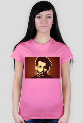 johnny depp koszulka damska