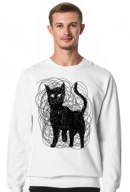Czarny kot, bluza