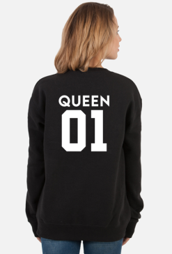 Czrna bluza damska - Queen 01
