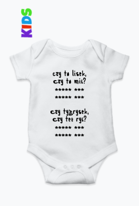 Body dziecięce: wierszyk ***** ***.