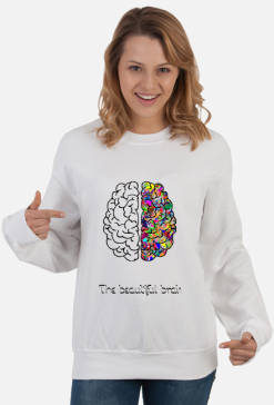Bluza damska klasyczna *The beautiful brain