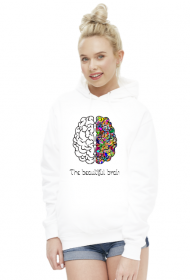 Bluza damska kapturem *The beautiful brain