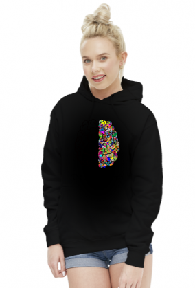 Bluza damska kapturem *The beautiful brain