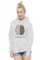 Bluza damska kapturem *The beautiful brain