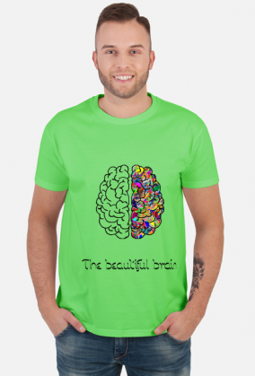 Koszulka męska *The beautiful brain