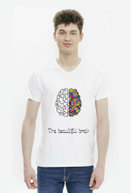 Koszulka Męska V-neck *The beautiful brain