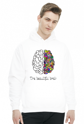 Bluza Męska z Kapturem *The beautiful brain