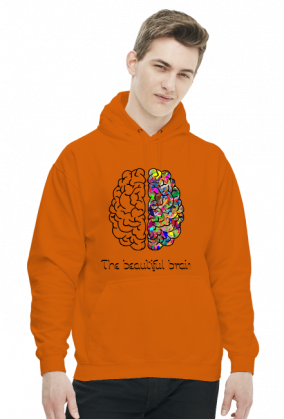 Bluza Męska z Kapturem *The beautiful brain