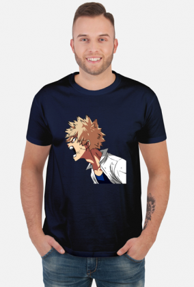 Katsuki Bakugou koszulka męska | t-shirt My Hero Academia (Boku No Hero Academia)