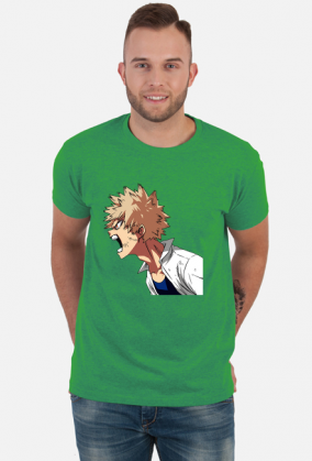 Katsuki Bakugou koszulka męska | t-shirt My Hero Academia (Boku No Hero Academia)