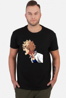 Katsuki Bakugou koszulka męska | t-shirt My Hero Academia (Boku No Hero Academia)