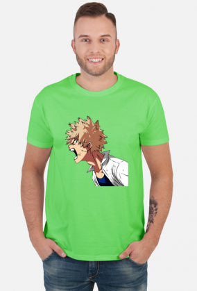 Katsuki Bakugou koszulka męska | t-shirt My Hero Academia (Boku No Hero Academia)