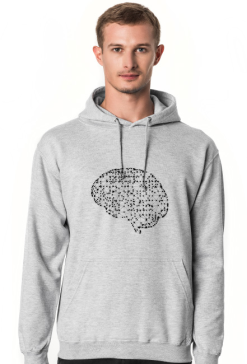 Bluza Męska z Kapturem *Brain Web