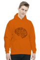 Bluza Męska z Kapturem *Brain Web