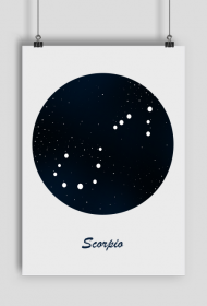 PLAKAT GWIAZDOZBIÓR SKORPION