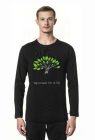 Męska Koszulka z Długim Rękawem *My personal tree of life