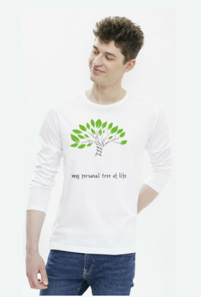 Męska Koszulka z Długim Rękawem *My personal tree of life