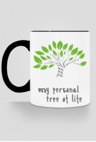 Kubek z kolorowym uszkiem *My personal tree of life