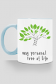 Kubek z kolorowym uszkiem *My personal tree of life