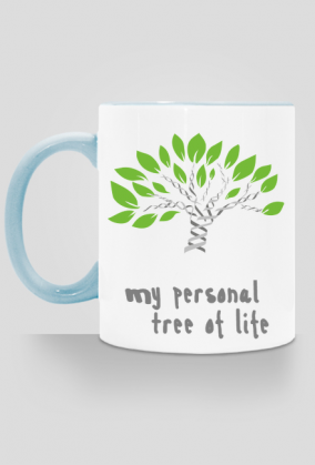 Kubek z kolorowym uszkiem *My personal tree of life