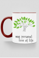 Kubek z kolorowym uszkiem *My personal tree of life