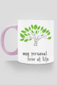 Kubek z kolorowym uszkiem *My personal tree of life