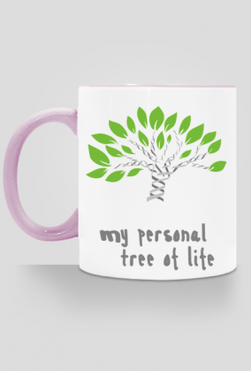 Kubek z kolorowym uszkiem *My personal tree of life