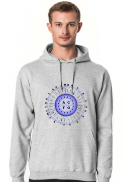 Bluza męska z kapturem *The secret of genetic code