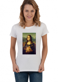 Koszulka damska: Mona Covidolisa.