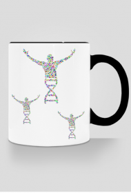 Kubek z kolorowym uszkiem *DNA