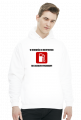 W nienawiści do instrybutora, tak zostałem wychowany! Męska bluza z kapturem
