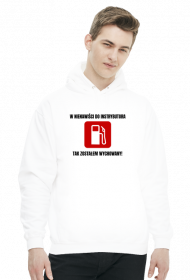 W nienawiści do instrybutora, tak zostałem wychowany! Męska bluza z kapturem