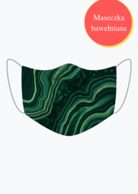 Zielona abstrakcyjna maska