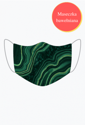 Zielona abstrakcyjna maska
