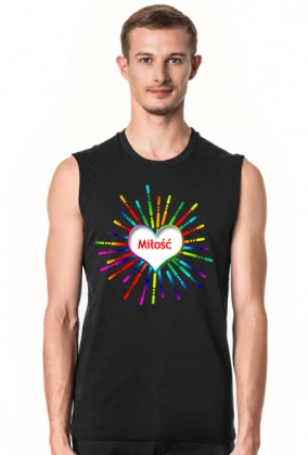 T-shirt "Miłość" (bez rękawów)