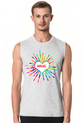 T-shirt "Miłość" (bez rękawów)