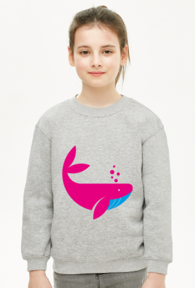 Bluza dziecięca klasyczna unisex *The whale world