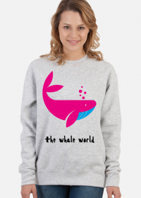 Bluza damska klasyczna *The whale world