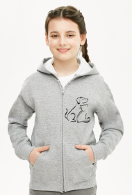 Bluza dziecięca rozpinana z kapturem unisex *Jak Pies z Kotem