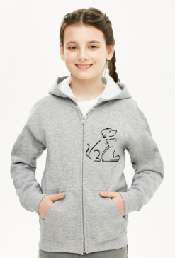 Bluza dziecięca rozpinana z kapturem unisex *Jak Pies z Kotem