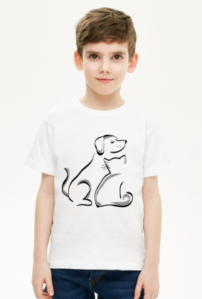 Koszulka Dziecięcia Unisex *Jak Pies z Kotem