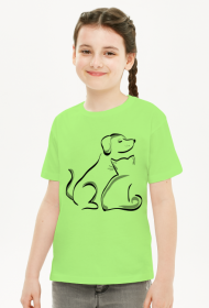 Koszulka Dziecięcia Unisex *Jak Pies z Kotem