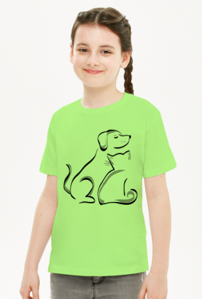 Koszulka Dziecięcia Unisex *Jak Pies z Kotem