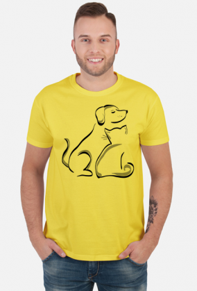 Koszulka męska *Jak Pies z Kotem