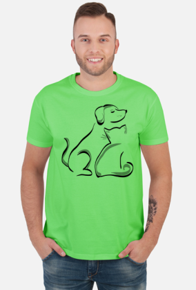 Koszulka męska *Jak Pies z Kotem