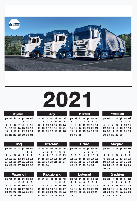 Kalendarz 2021 WLOG