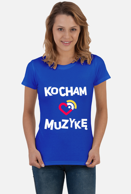 koszulka damska - KOCHAM MUZYKĘ